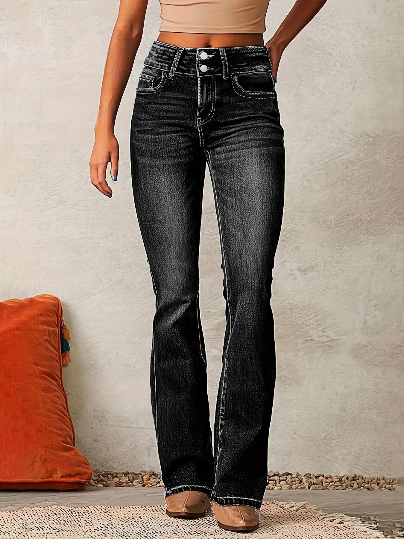 Solima™ | Jeans Svasati a Vita Alta - Marlena