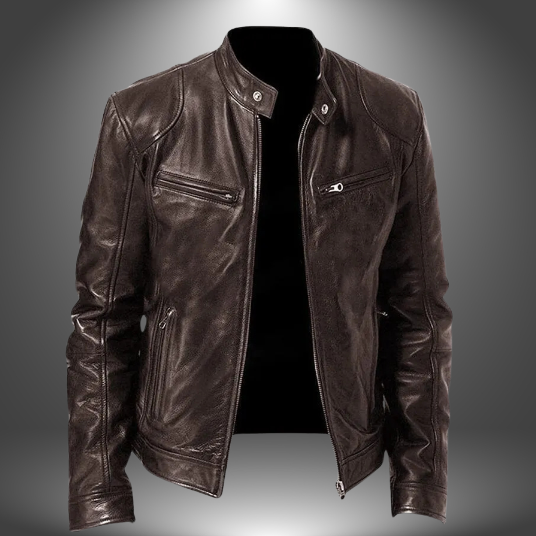 Solima™ - Giacca in Pelle artigianale da uomo