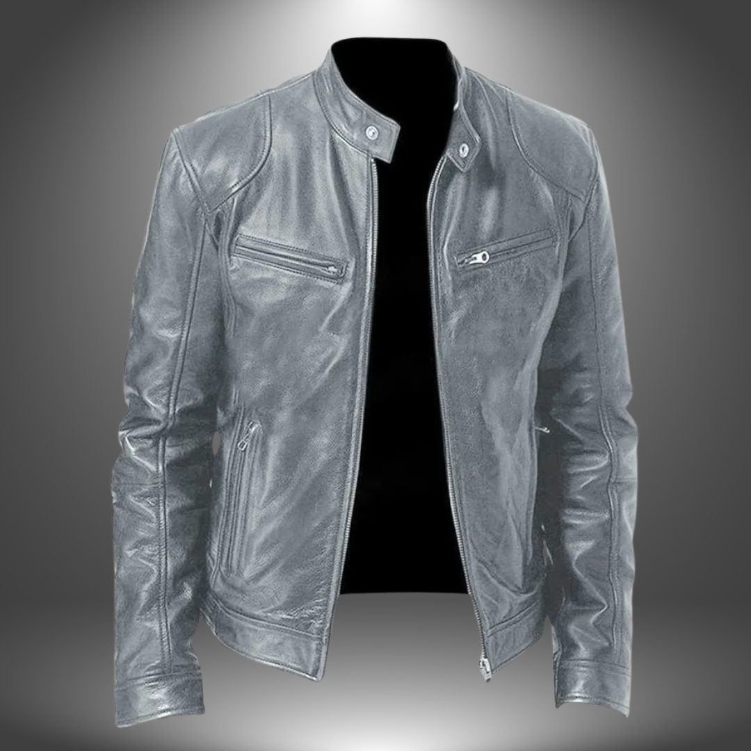Solima™ - Giacca in Pelle artigianale da uomo