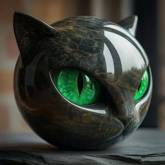 Solima™ -  Scultura Testa Felina - Sfinge 2.0