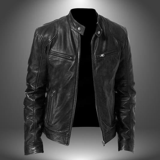 Solima™ - Giacca in Pelle artigianale da uomo
