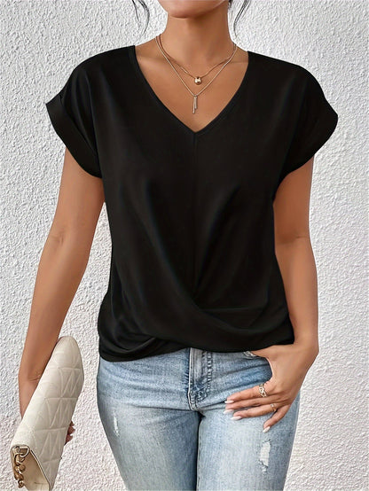 Solima™ | T-shirt morbida con scollatura a V