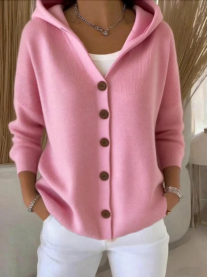 Solima™ | Cardigan con Cappuccio in Cotone Morbido - Penelope