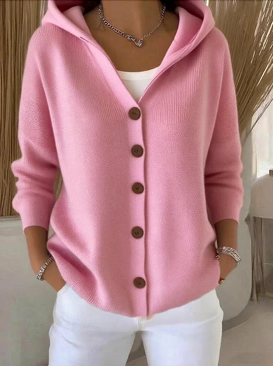 Solima™ | Cardigan con Cappuccio in Cotone Morbido - Penelope