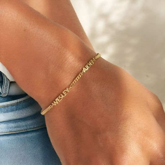 Solima™ | Bracciale con i Nomi dei Tuoi Cari - Nomea