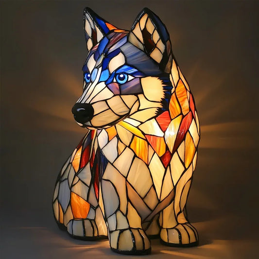 Fiocco di Neve – Lampada Sguardo di Ghiacciaio dell’Husky