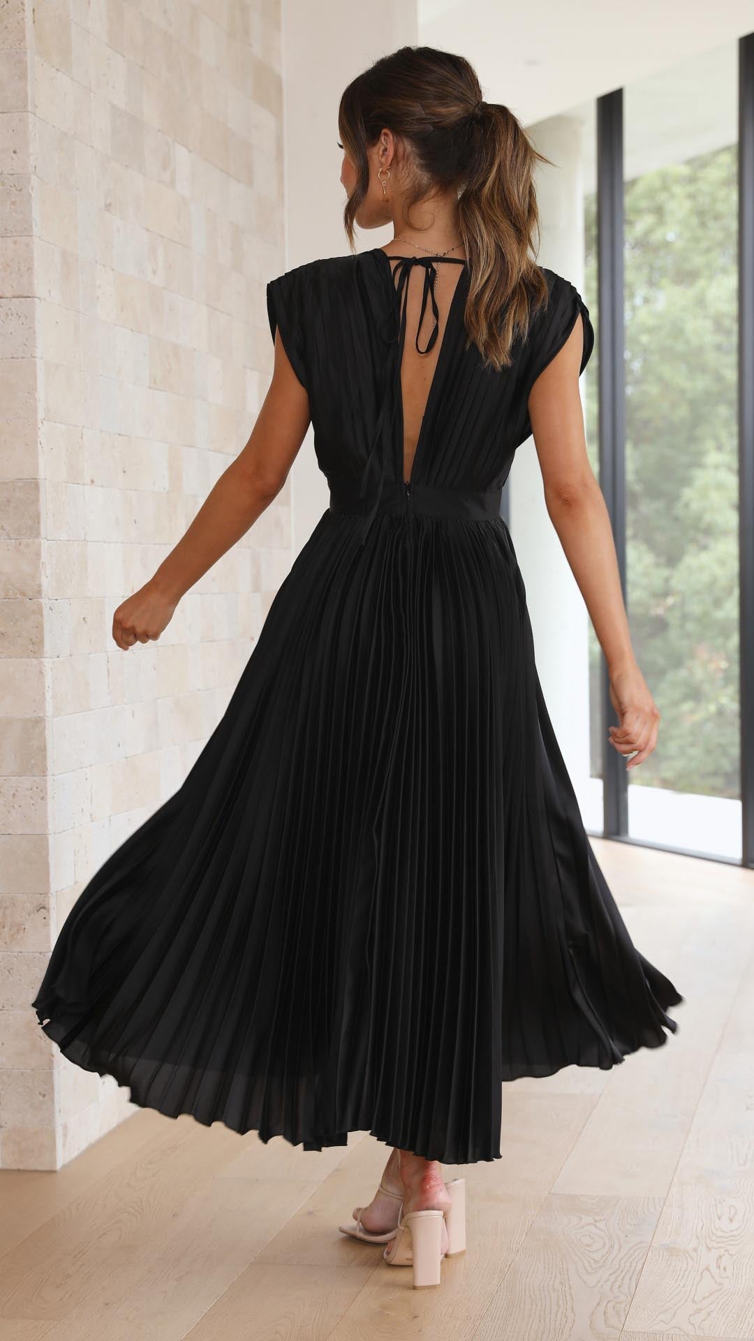Solima™ | Elegante abito plissettato