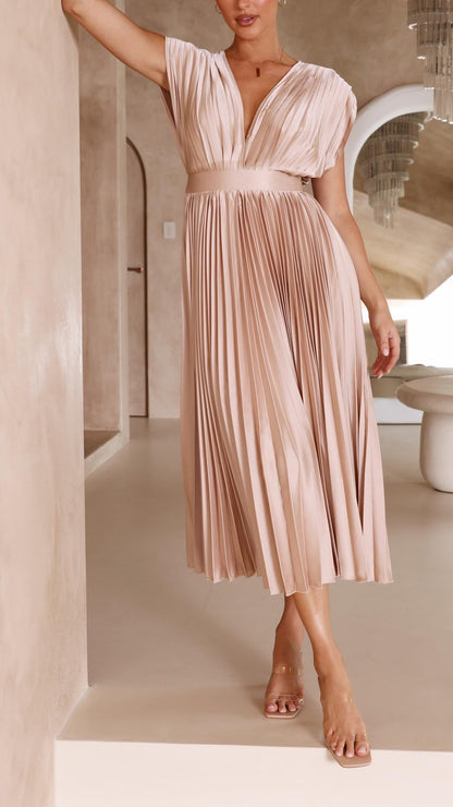 Solima™ | Elegante abito plissettato
