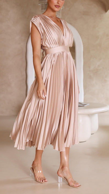 Solima™ | Elegante abito plissettato