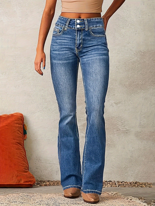 Solima™ | Jeans Svasati a Vita Alta - Marlena