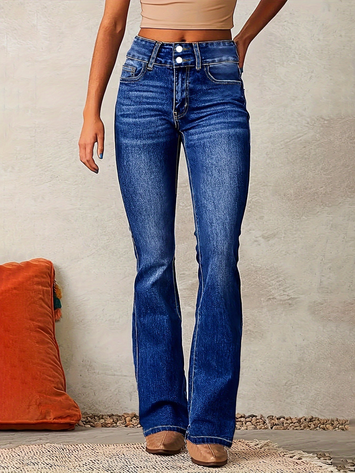 Solima™ | Jeans Svasati a Vita Alta - Marlena