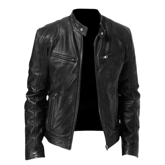 Solima™ - Giacca in Pelle artigianale da uomo