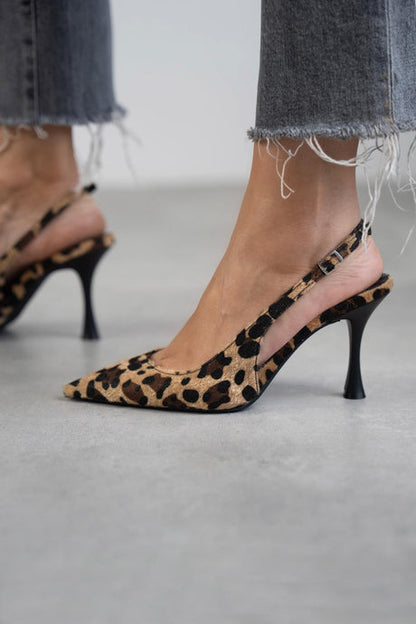 Solima™ | Monique – Décolleté Leopardate a Punta