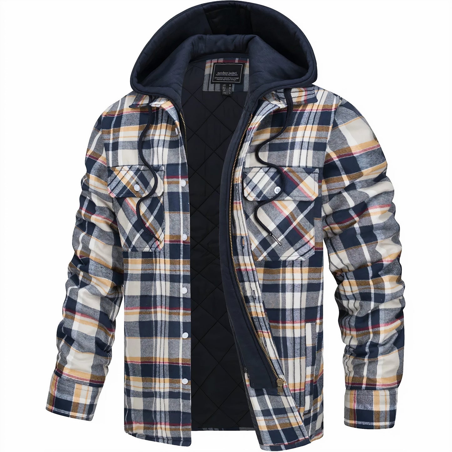 Solima™ | Giacca con Zip a Quadri - Julio