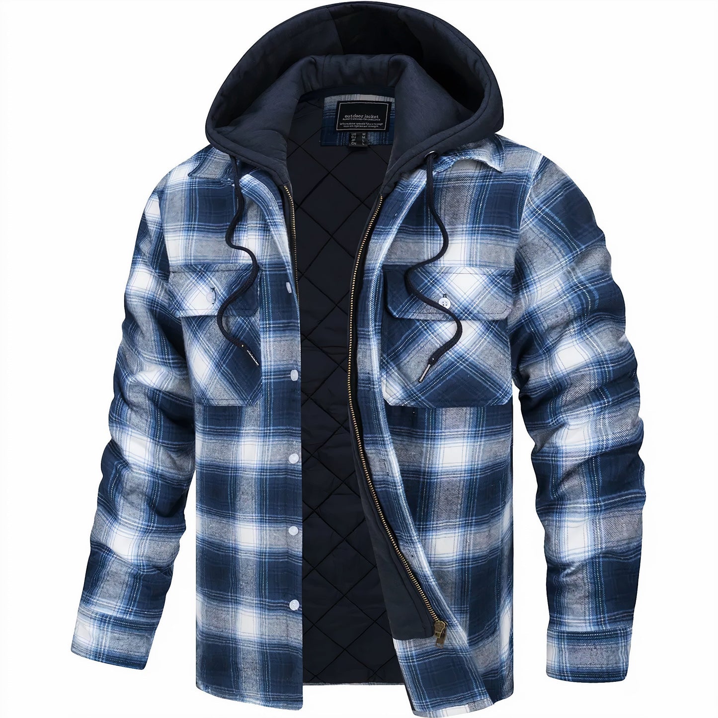 Solima™ | Giacca con Zip a Quadri - Julio