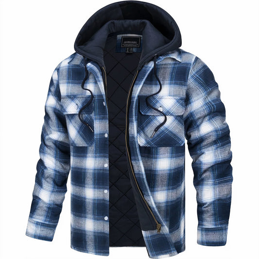 Solima™ | Giacca con Zip a Quadri - Julio