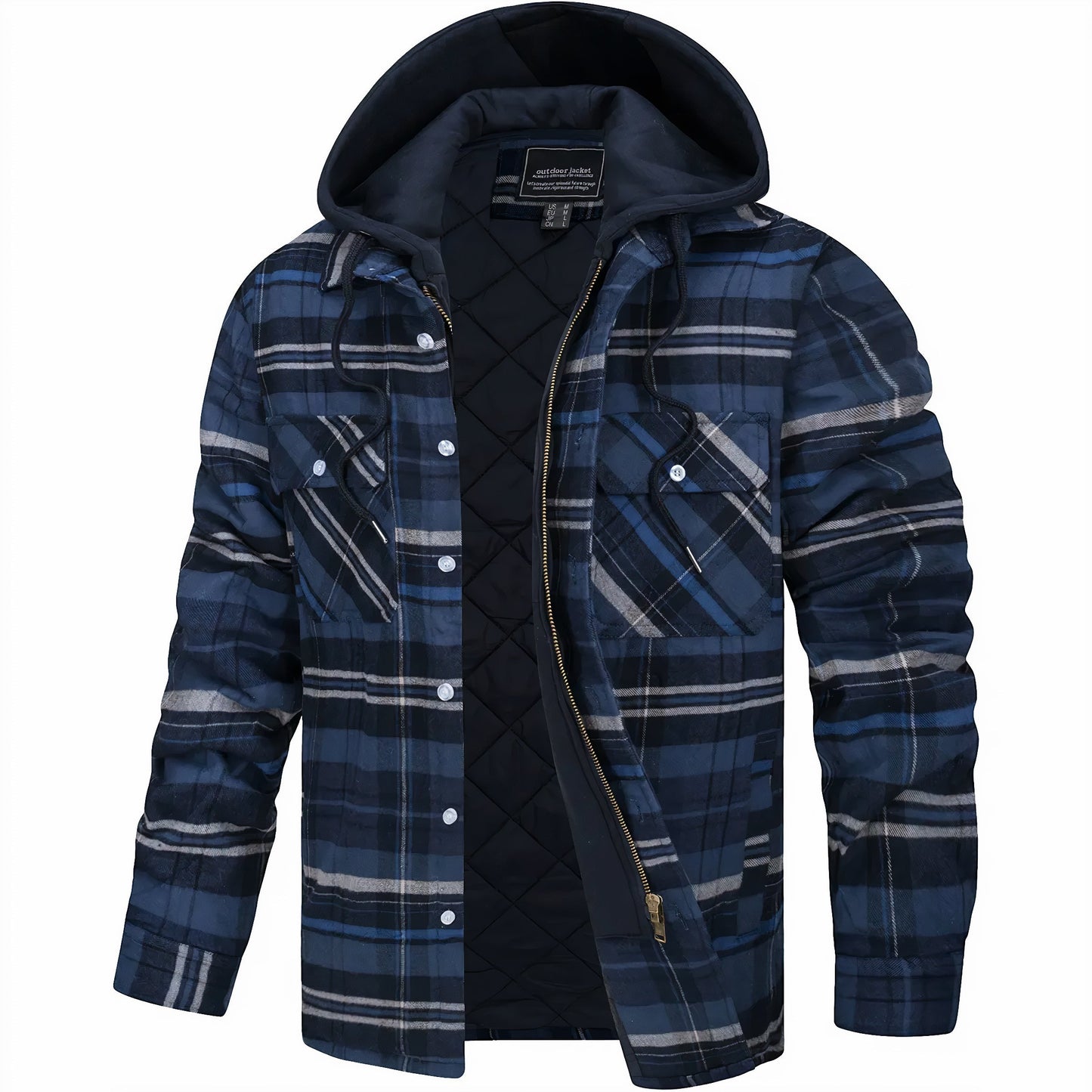 Solima™ | Giacca con Zip a Quadri - Julio